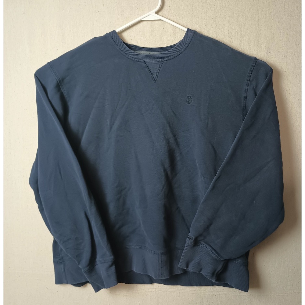 Vintage IZOD Crew‎ Neck Sweatshirt Pullover Classic Logo Casual Size XXL H